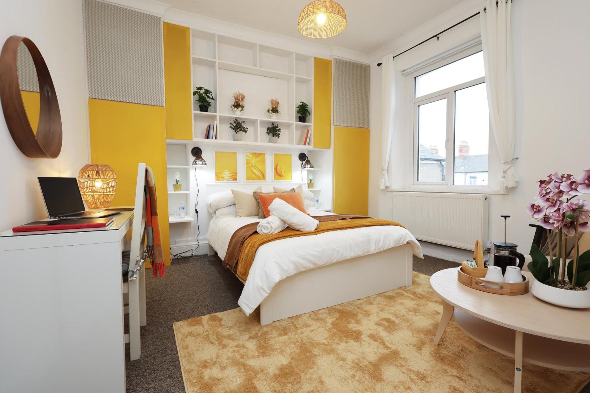 Cardiff City Guesthouse, Central Rooms, Fast Wi-Fi, On-Street Parking Esterno foto